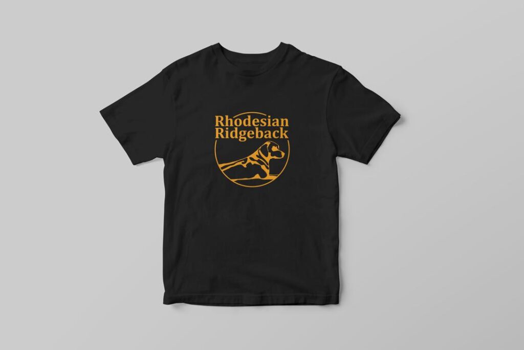 Rhodesian Ridgeback T-shirt voor opdruk