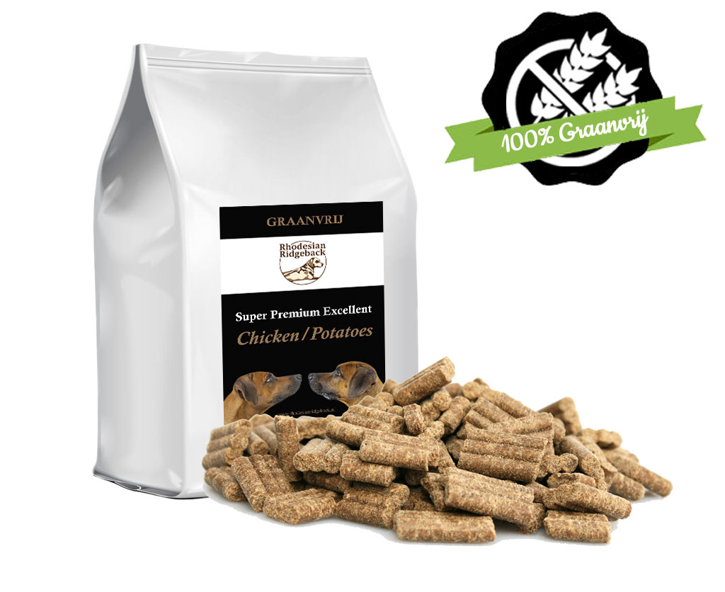 Geperste Brokken Kip – Aardappel (100% graanvrij)