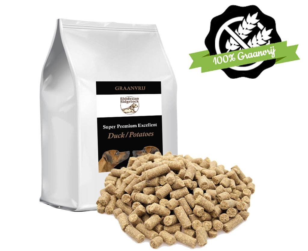 Geperste Brokken Eend – Aardappel (100% graanvrij)