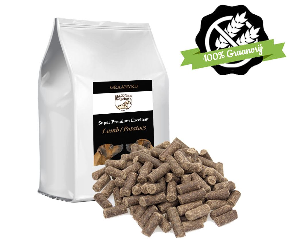 Geperste Brokken Lam – Aardappel (100% graanvrij)